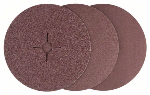 Bosch Accessories 2609256255 Slibepapir til slibetallerken Kornstørrelse 36 (Ø) 180 mm 12 stk
