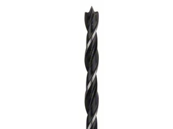 Bosch tilbehør 2609255203 tre-sporbor/spor spiralbor 6 mm, samlet lengde 92 mm, sylindrisk skaft, 1 stk