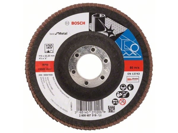 BOSCH SCIER.LIST.TOP 115 P120 bøyd ...