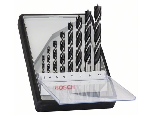Bosch Robust Line - Borrsats - för trä - 8 delar
