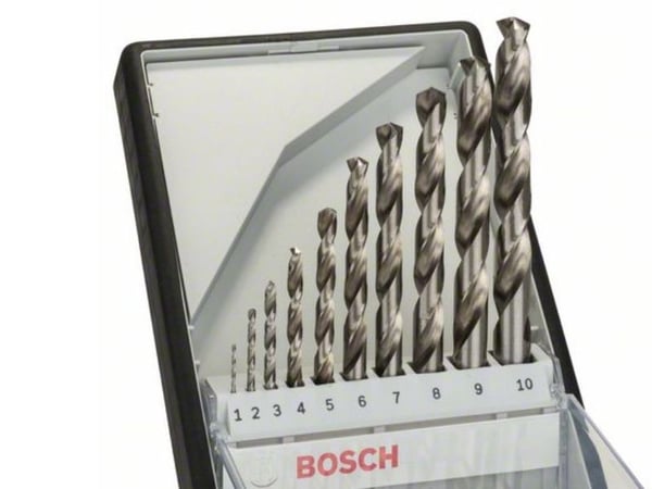 Bosch Robust Line HSS-G - Borsett - for metall - bor - 10 deler