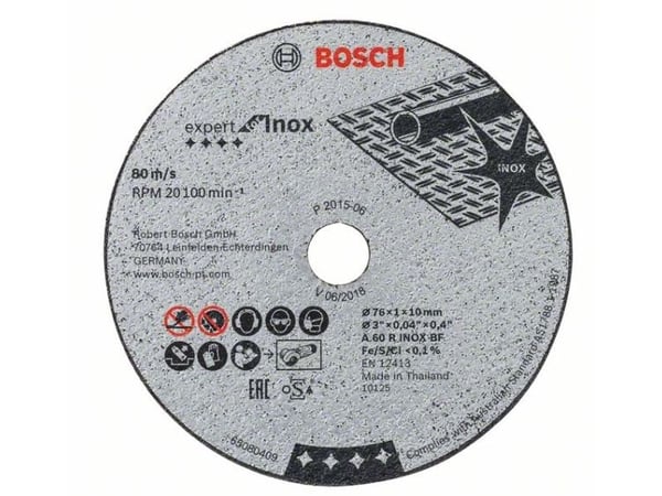 Bosch LEIKKUUSAKSET EXP INOX 76X1X10MM 5 KPL 5 KPL