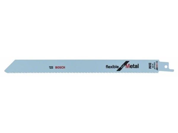 Bosch flexible for Metal S 1122 BF - Sagblad - for rør, blikk, profiles - lengde: 225 mm (en pakke 25)