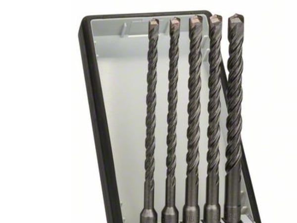 Bosch Robust Line SDS-plus-5 - Borsett - 5 deler - 6 mm, 8 mm, 10 mm - SDS-plus - lengde: 165 mm