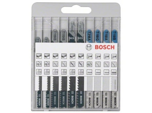 Bosch Sticksågbladssats TRÄ/METALL BASIC 10 st