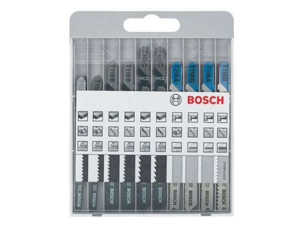 Bosch Sticksågbladssats TRÄ/METALL BASIC 10 st