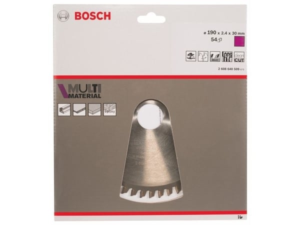 Bosch RUNDSAVKLINGE MULTI 190X2,4X30MM 54 TDR