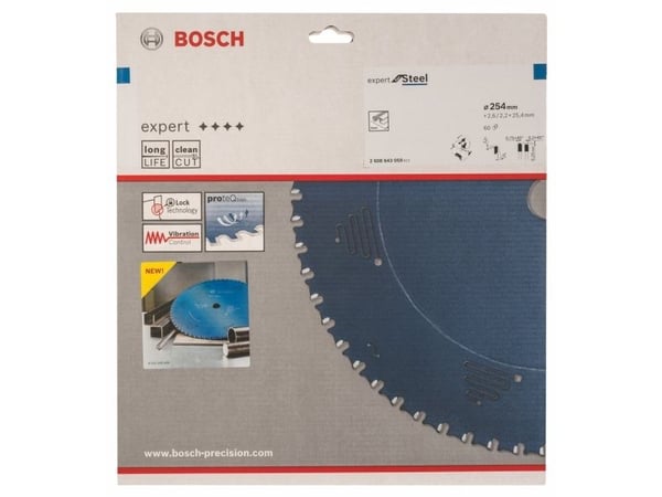Bosch RUNDSAVKLKLINGE EXP TERÄS 254X25,4MM 60T