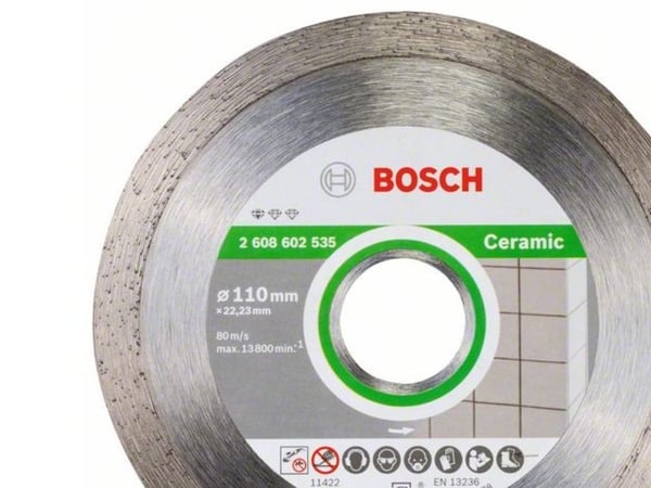 Bosch Standard - Diamantskjæreplate - for keramisk - 110 mm