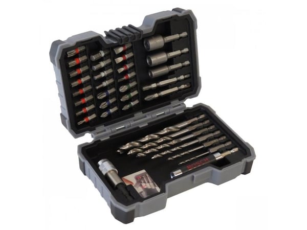 Bosch - Spissett for skrutrekker og bor - for tre - 35 deler