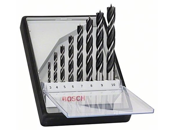 Bosch Robust Line - Borrsats - för trä - 8 delar