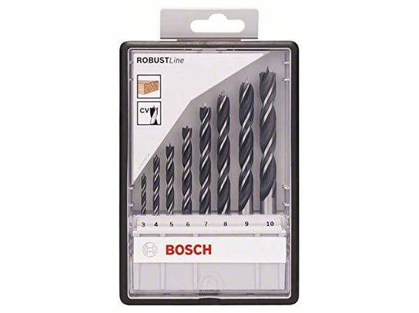 Bosch Robust Line - Borrsats - för trä - 8 delar
