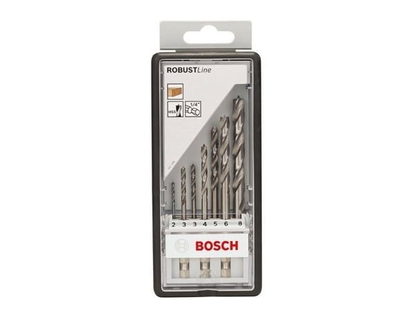 Bosch PUUHARJA 7 PAKKAUS 1/4 6-PUOLINEN ROBUSTL