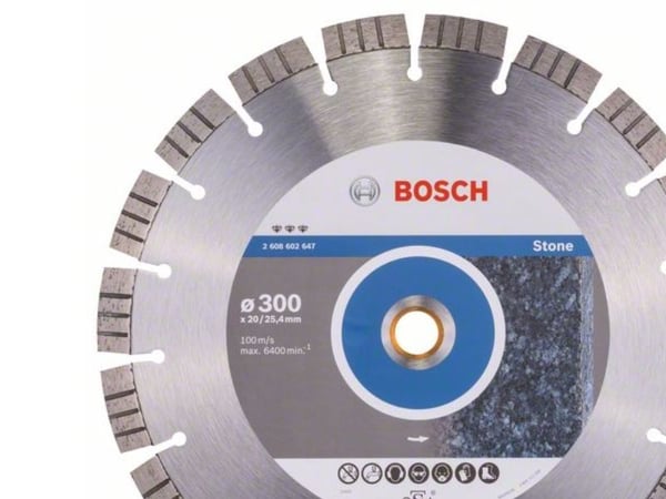 Bosch DIAMANTSKIVE 300X25,4MM BEST STONE