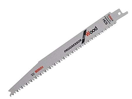 Bosch Progressor for Wood S 2345 X - Sagblad - for construction boards, tre, kartong, medium-density fibreboard (MDF), kryssfinér, plast - 5 deler ...