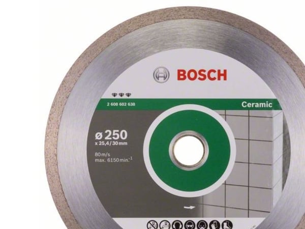 Bosch DIAMANTSKIVE 250X30/25,4MM BEST CERAMIC