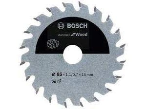 Bosch RUNDSAVKLINGE ACCU STD TRÆ 85X15MM 20 T