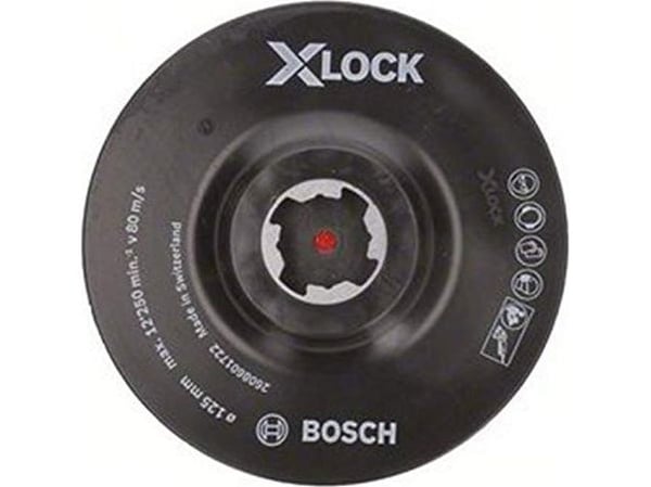 Bosch BAGSKIVE PLAST X-LOCK VELCRO 125MM