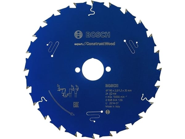Bosch ROUND SAVKL 190X30X2MM 24T EXP CONSTRUCTWO
