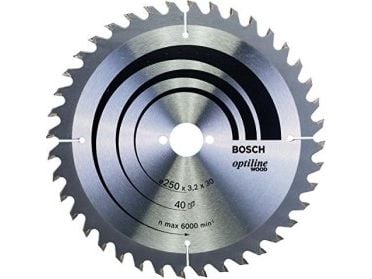 Bosch RUNDSAVKLINGE OPTILINE 250X3,2X30MM 40T 40T
