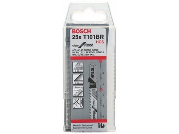 Bosch STIKSAVKLINGE T 101 BR TRÆ 25 STK