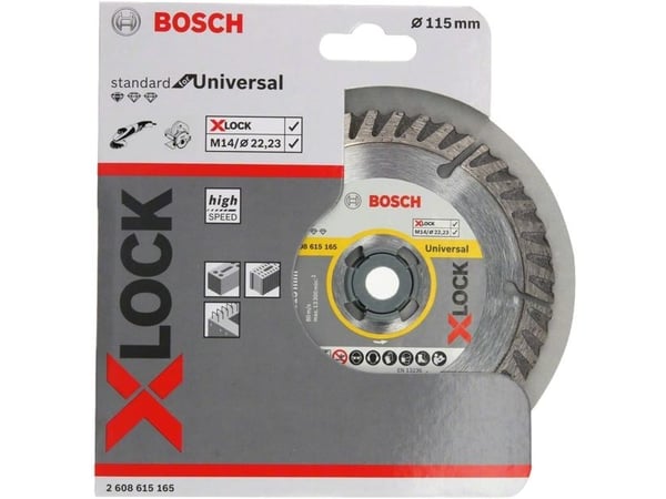 Bosch DIAMANTSKIVE XL STD UNIVERS 115X22,23MM