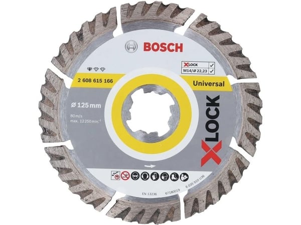 Bosch DIAMANTSKIVE XL STD UNIVERS 125X22,23MM