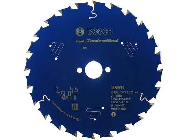 Bosch RUND SAVKL 160X20X2MM 24T EXP CONSTRUCTWO