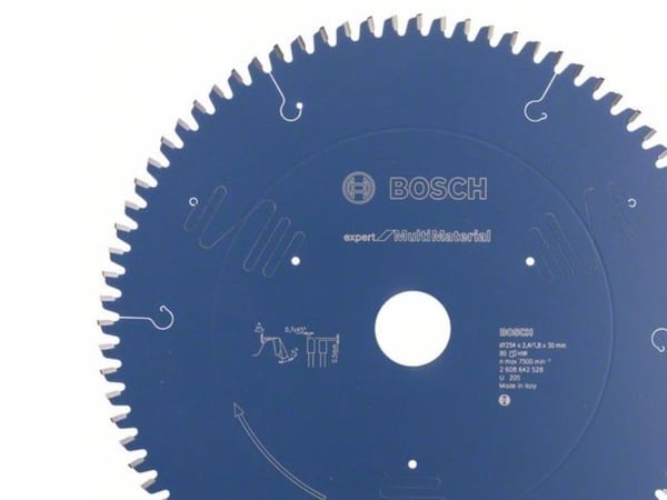 Bosch PYÖRSSISAHA 254X2,4X30MM 80T EXP MULTI