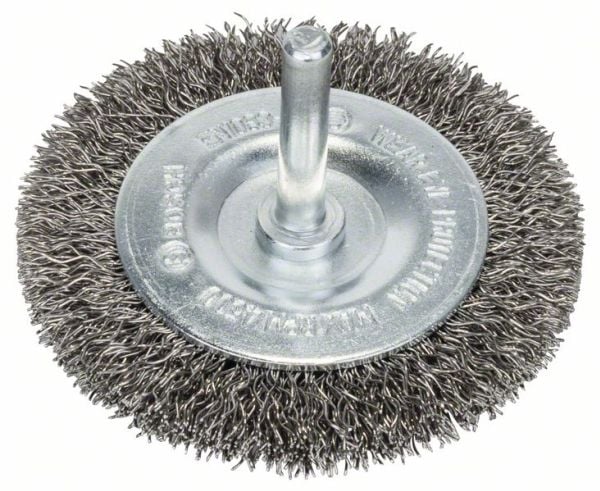 Bosch SKIVEBØRSTE BØLGET 70X0,3X10MM INOX 6MM