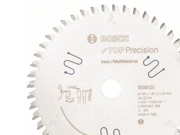 Bosch Best for Multi Material Top Precision - Sirkelformet sagblad - 165 mm - 48 tenner