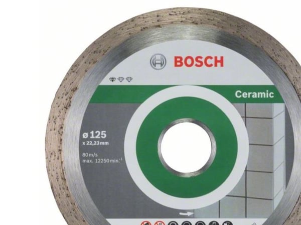 Bosch DIAMANTSKIVE STD CERAMIC 125X22,23 10STK 10STK Bosch DIAMANTSKIVE STD CERAMIC 125X22,23 10STK 10STK