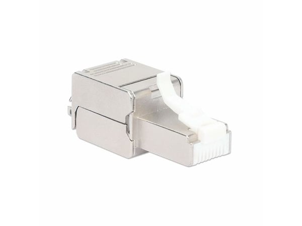 Intellinet 790796, RJ45, Rustfrit stål, Hanstik, Lige, Cat6a, U/FTP (STP)