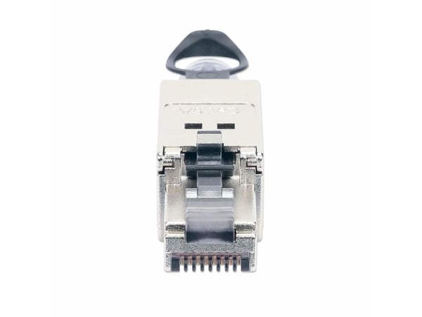 Intellinet 790741, RJ45, Rustfritt stål, Hankjønn, Rett, Cat6a, U/FTP (STP)