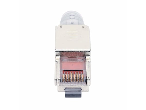 Intellinet 790741, RJ45, Rustfritt stål, Hankjønn, Rett, Cat6a, U/FTP (STP)