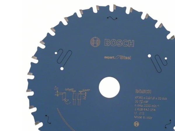 Bosch Expert for Steel - Sirkelformet sagblad - for stål - 160 mm - 30 tenner