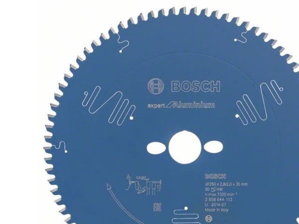 Bosch Expert for Aluminium - Sirkelformet sagblad - for tre, plast, aluminium, ikke-jernholdig metall, epoksy - 260 mm - 80 tenner
