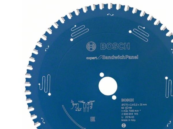 Bosch RUND SAVKL 270X2,4X30MM 60T EXP SANDWICH