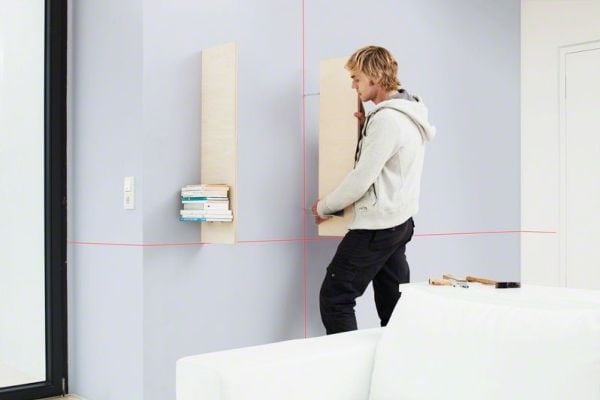Bosch Quigo III  - Tverrlinje-lasernivå