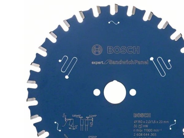 Bosch RUND SAVKL 160X2,0X20MM 30T EXP SANDWICH