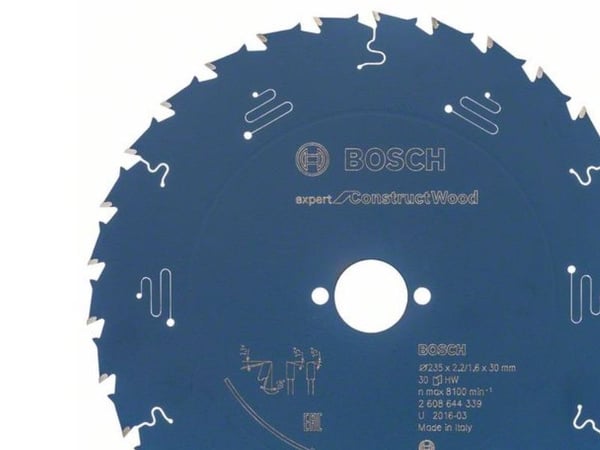 Bosch RUNDSAVKLINGE CONSTRUCT 235X2,8X30MM 30T Bosch RUNDSAVKLINGE CONSTRUCT 235X2,8X30MM 30T