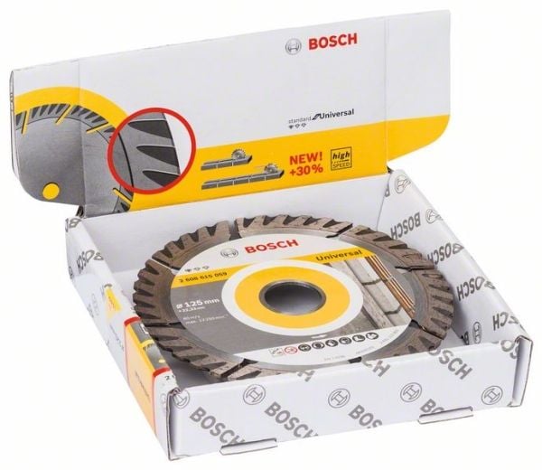 Bosch DIAMANTSKIVE STD UNIV 125X22,23MM 10STK 10STK