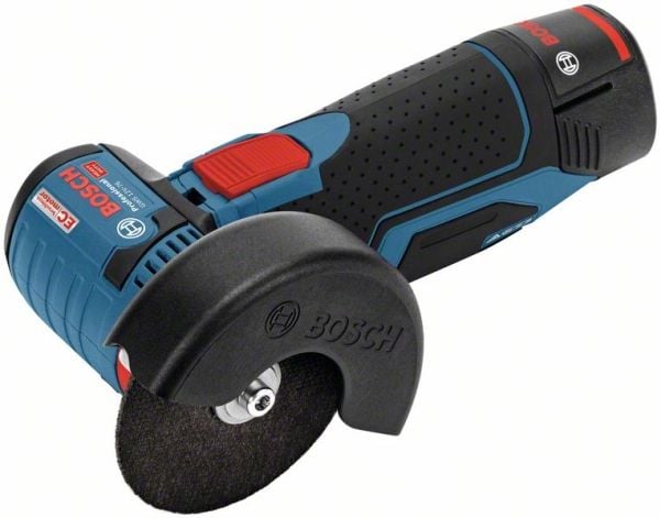 Bosch vinkelsliber GWS 12V-76, 2 x 12 V/3,0 Ah