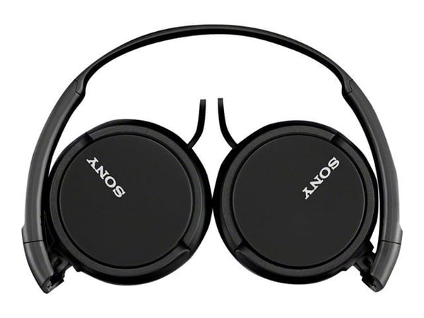 Sony MDR-ZX110 - Hovedtelefoner - on ear - kabling - 3,5 mm jackstik - sort