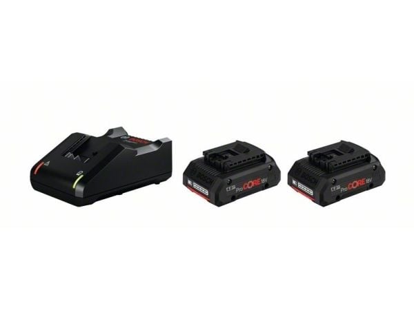 Bosch STARTERSÆT 18V 2X4AH PROCORE M/GAL18V-40 Bosch STARTERSÆT 18V 2X4AH PROCORE M/GAL18V-40