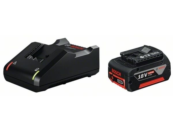 Bosch 18V batteripakke med 1 stk. 4,0 Ah og lader GAL 18V-40