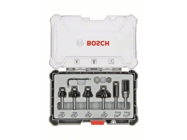 Bosch - Fresekutter - for bløtt tre, løvtre - 6 deler