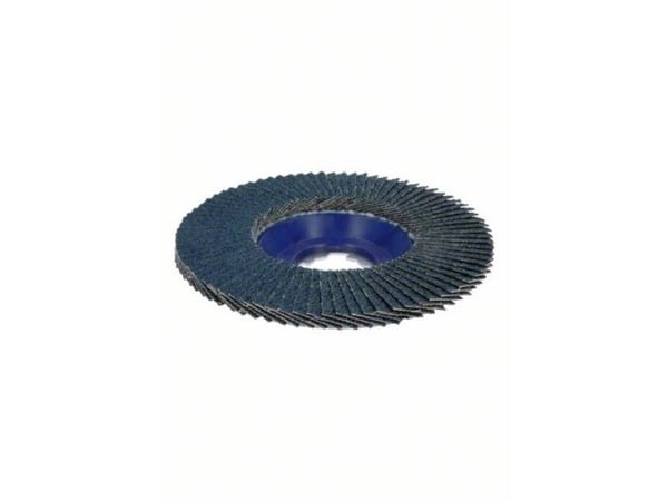 Bosch Best for Metal X571 - Klaffplate - for metall, rustfritt stål - 125 mm - X-LOCK - M14 - rund - grovkorn: 40
