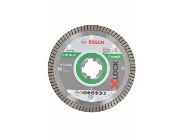 Bosch DIAMANTSKIVE X-LOCK GRES BEST 125X22,2MM