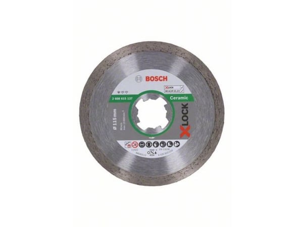 Bosch DIAMANTSKIVE X-LOCK STD CERAMIC 115XMM